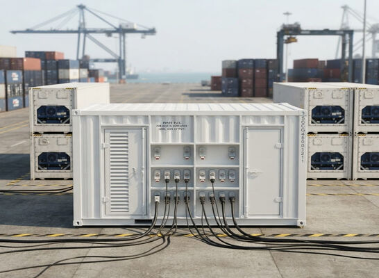Heavy Duty Marine Deck Power Pack 460V Reefer Plug Sockets diesel Generator Thermo king Genset for Reefer Container cold chain logistics