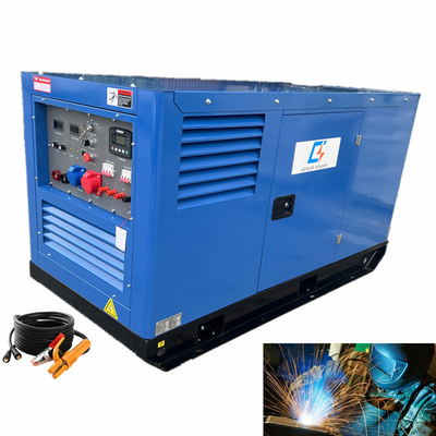 মোবাইল ট্রেলার 800A 400A 430A 500Amp ডিজেল ইঞ্জিন ওয়েল্ডিং মেশিন 2 x 2 জন ব্যক্তি ওয়েল্ডার জেনারেটর