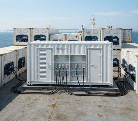Refrigeration Chains Container Power Pack Genset 500kva 300kw for Diesel Generator Stamford 1800 RPM Reefer Sockets Plugs