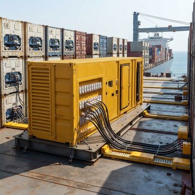 Offshore port ship STAR COOL 300kw 500kw RefrigerationPower Pack Diesel Engine Genset for Marine Reefer container sockets plugs