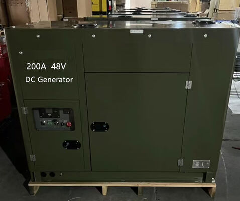 250A 300A অটো স্টার্ট স্টপ ব্যাটারি চার্জিং জেনারেটর টেলিকম ব্যবহারের জন্য 48 ভি ডিসি ডিজেল জেনারেটর